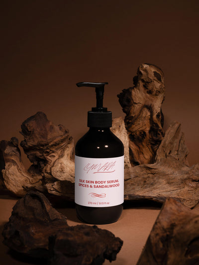 Silk Skin Body Serum, Spices & Sandalwood